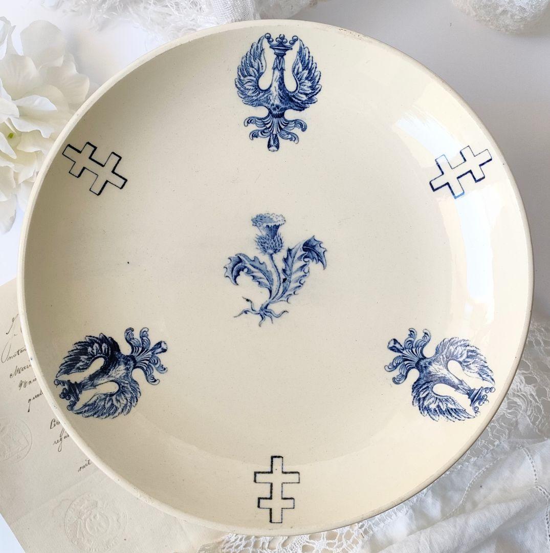 希少　美品　リュネビル　ロレーヌ　コンポティエ　フランスアンティーク