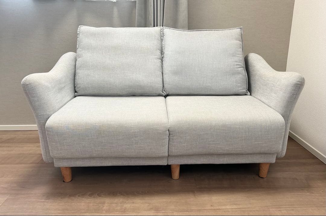 blf Furniture 2人掛け ソファ ライトグレー 組み立て