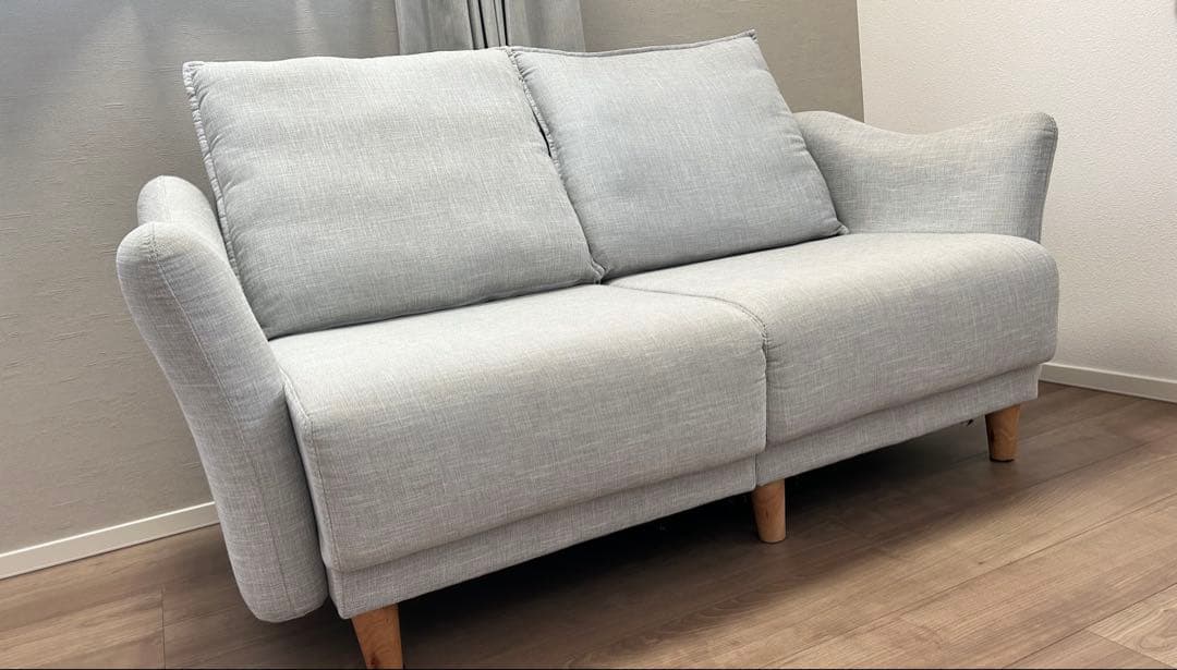 blf Furniture 2人掛け ソファ ライトグレー 組み立て