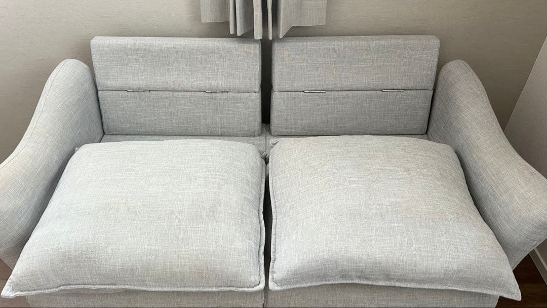 blf Furniture 2人掛け ソファ ライトグレー 組み立て