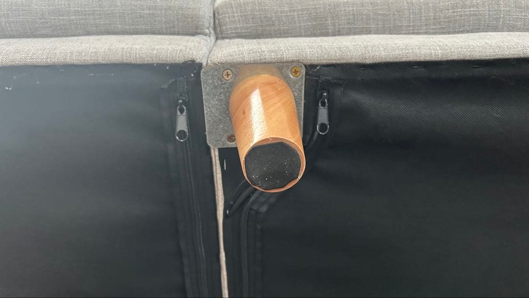 blf Furniture 2人掛け ソファ ライトグレー 組み立て