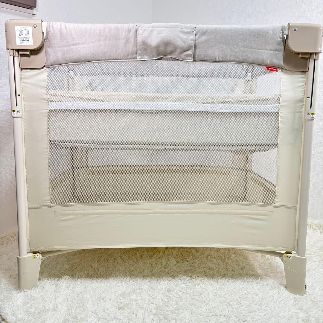 美品　アップリカ　ココネル　エアー　プラス　ベビーベッド　最上位モデル