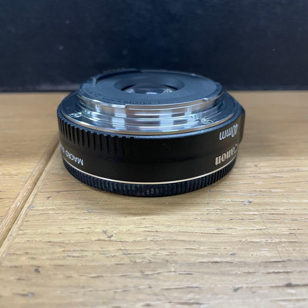 動作品 Canon EF 40mm F2.8 STM 単焦点 パンケーキレンズ