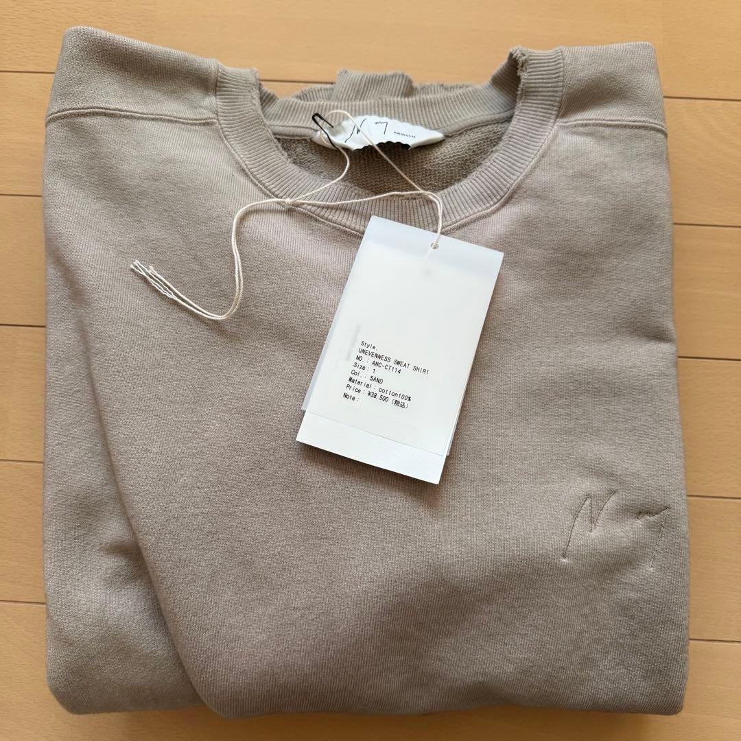 完売品 新品未使用 定番品 ANCELLM アンセルム スウェット