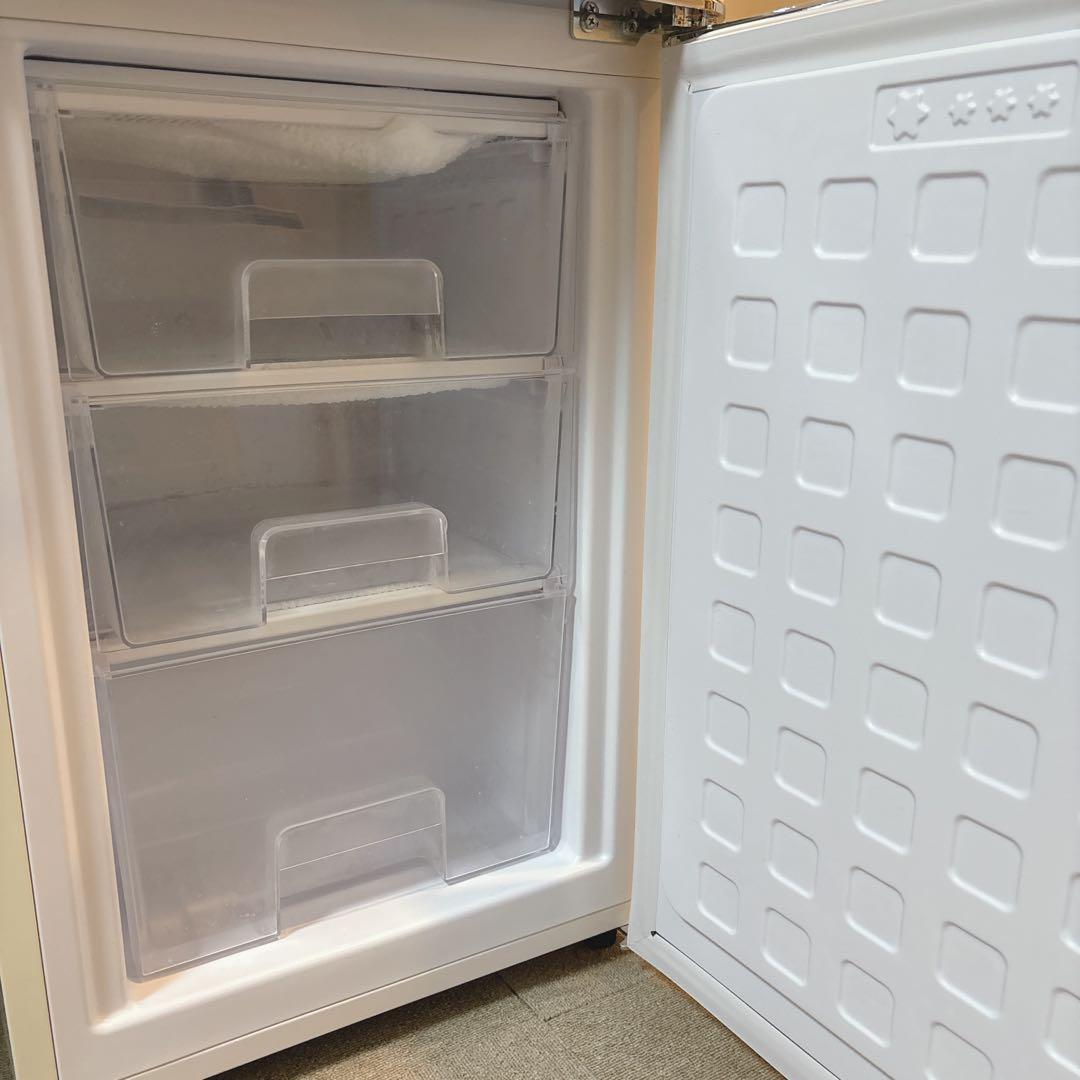 レトロ冷蔵庫 130L ホワイト