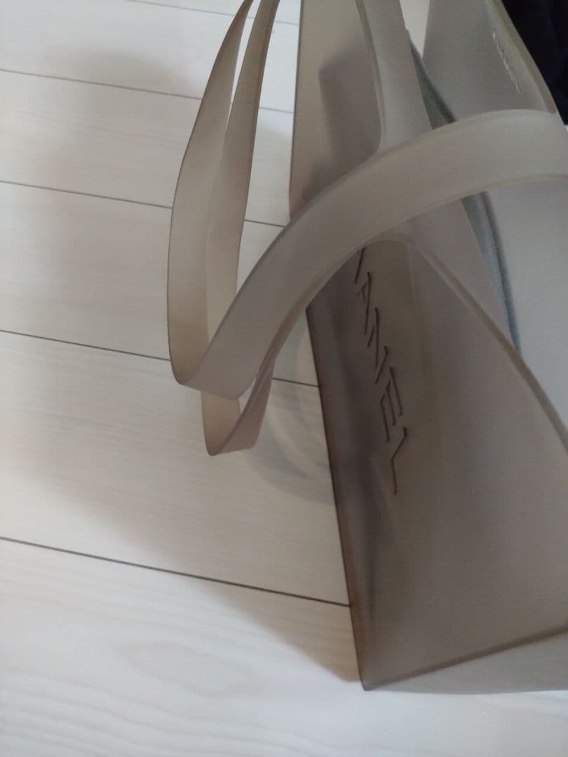 CHANEL クリアトートバッグ 収納袋付き