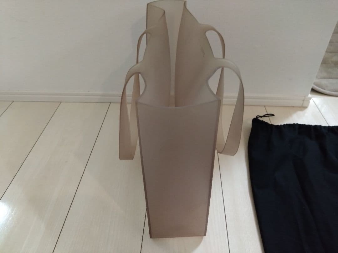 CHANEL クリアトートバッグ 収納袋付き