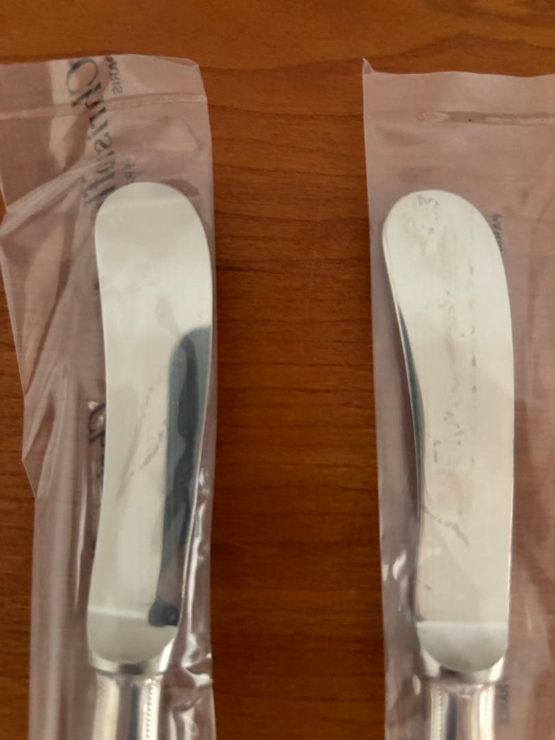 クリストフル　パール　バターナイフ2本セット
