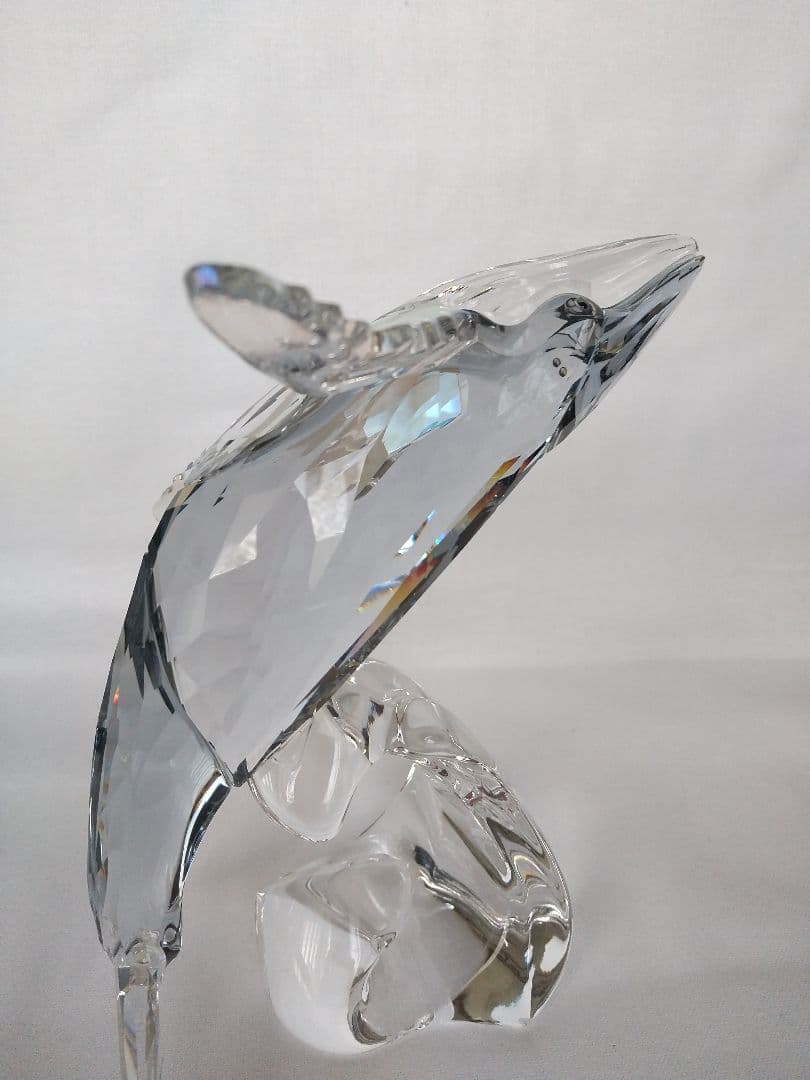 スワロフスキー置物レアー、限定品、【SCS会員限定ザトウクジラ】