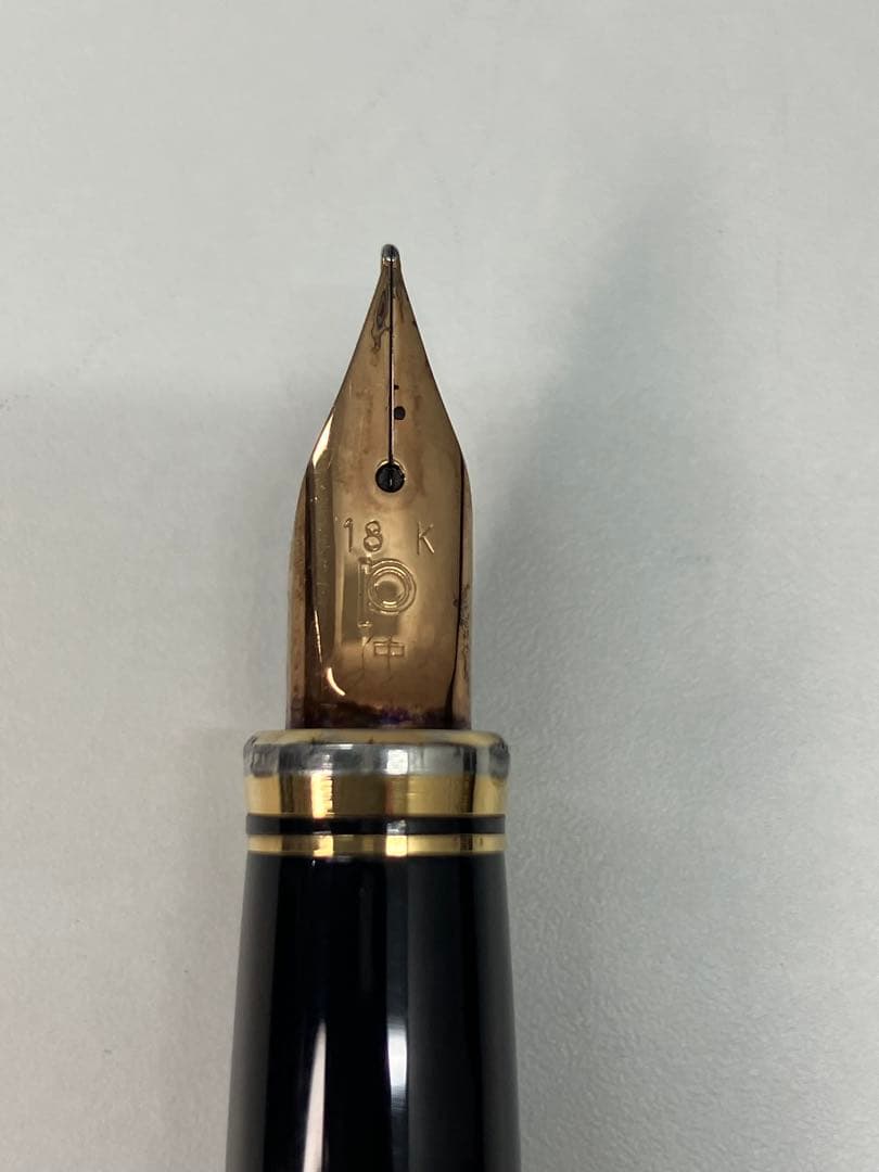 PLATINUM 万年筆 蒔絵 鶴 ペン先18Kプラチナ富士山【A896】