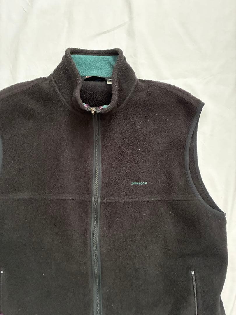patagonia シンチラベスト　USA製　フリースベスト XXL ブラック