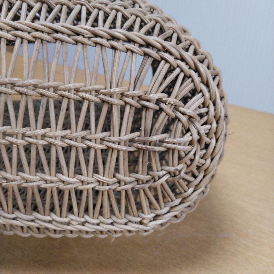 むきあけびかご　あけびづる　 つる編みかご