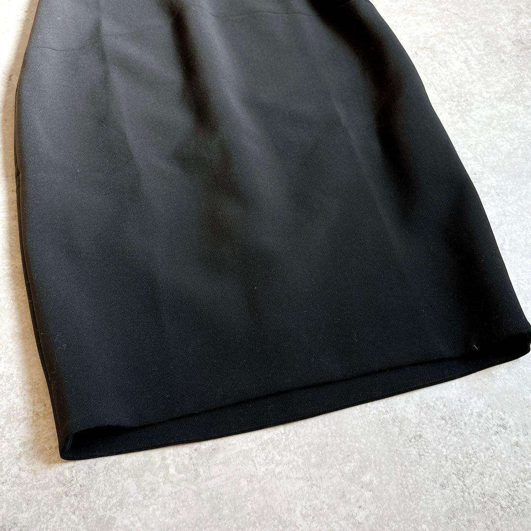 極美品✨ヨーコチャン　パール　コクーンワンピース　フレアスリーブ38 M 黒