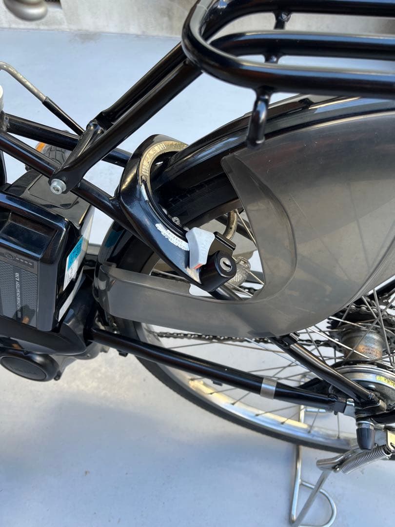 YAMAHA電動アシスト自転車 (26インチ) ブラック 前カゴ付き