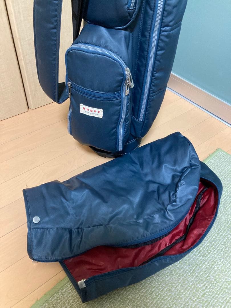 オノフ　ONOFF キャディバッグ ネイビー 軽量　7型