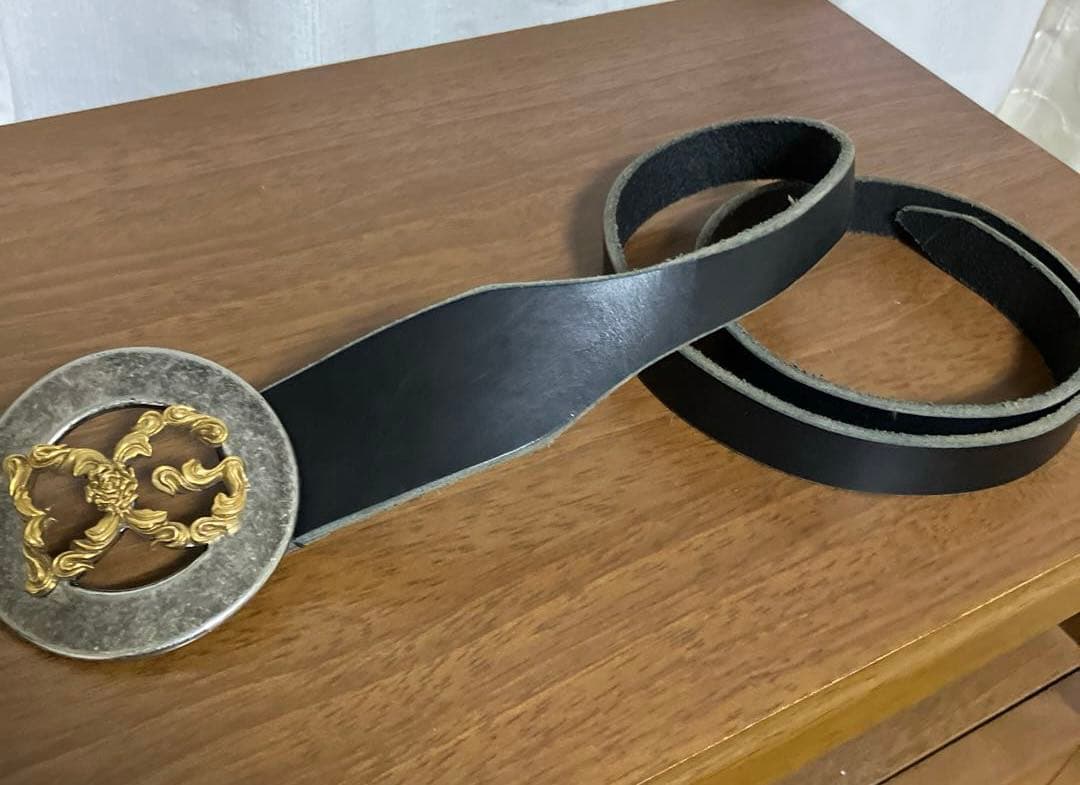 DOLCE & GABBANA 装飾的バックル レザーベルト