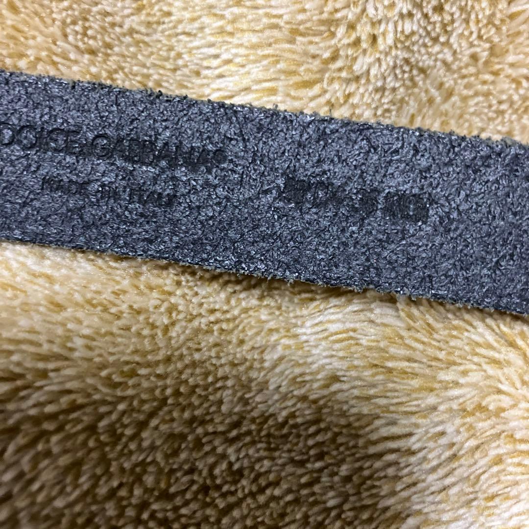 DOLCE & GABBANA 装飾的バックル レザーベルト