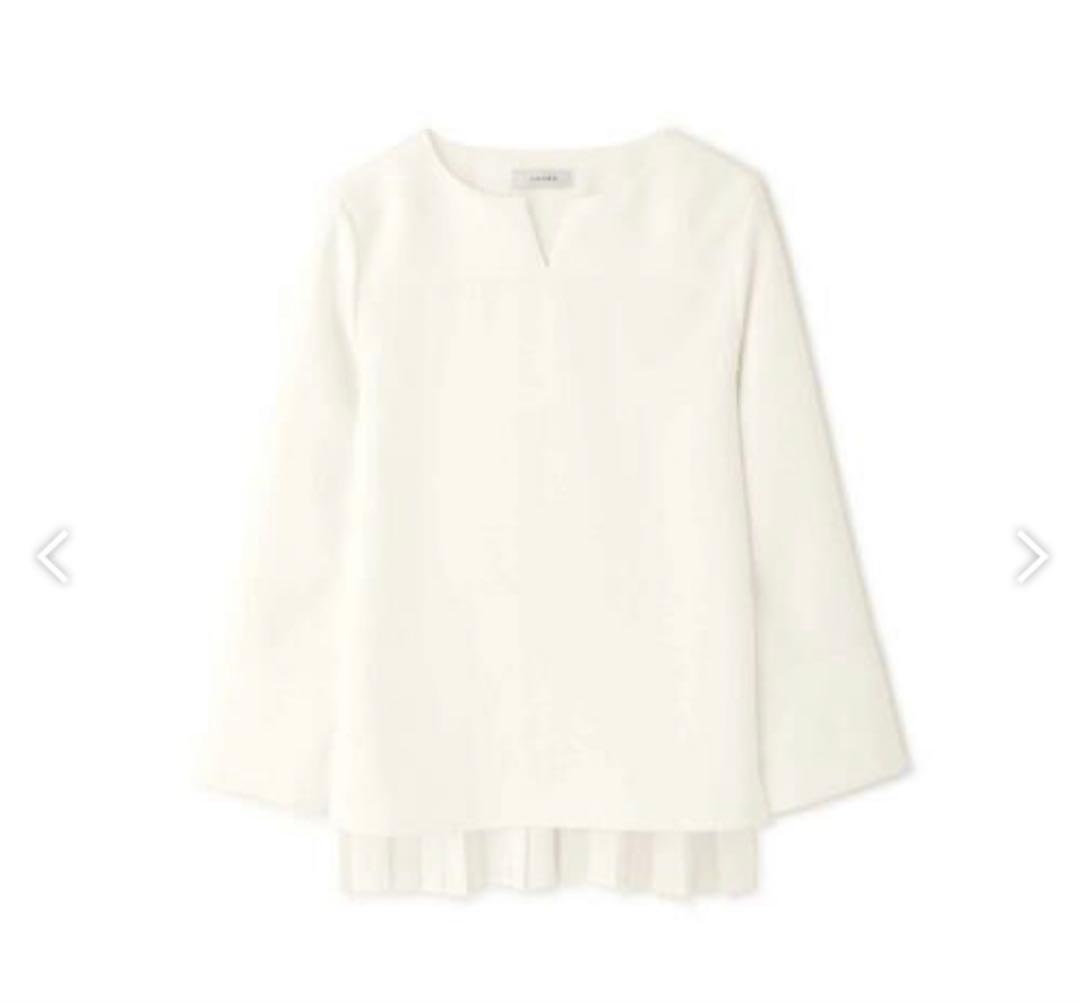 ADORE アドーア　ミドルジョーゼットバックプリーツブラウス