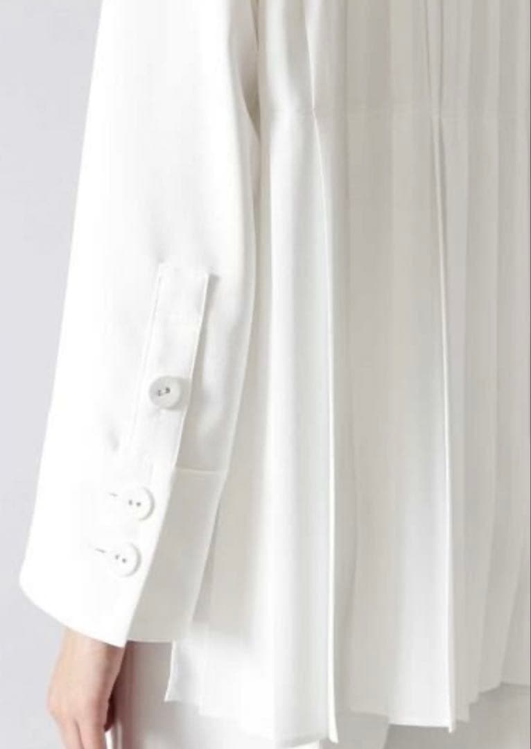 ADORE アドーア　ミドルジョーゼットバックプリーツブラウス