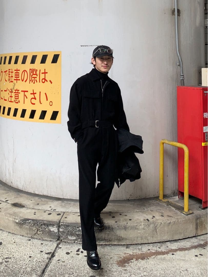 UNITED TOKYO ドレープジャンプスーツ　セットアップ　ブラック　2