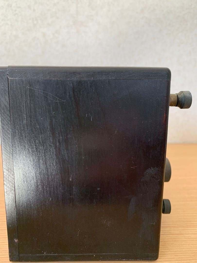 鉱石ラジオネコのヒゲ　アンティークラジオ　鉱石ラジオ