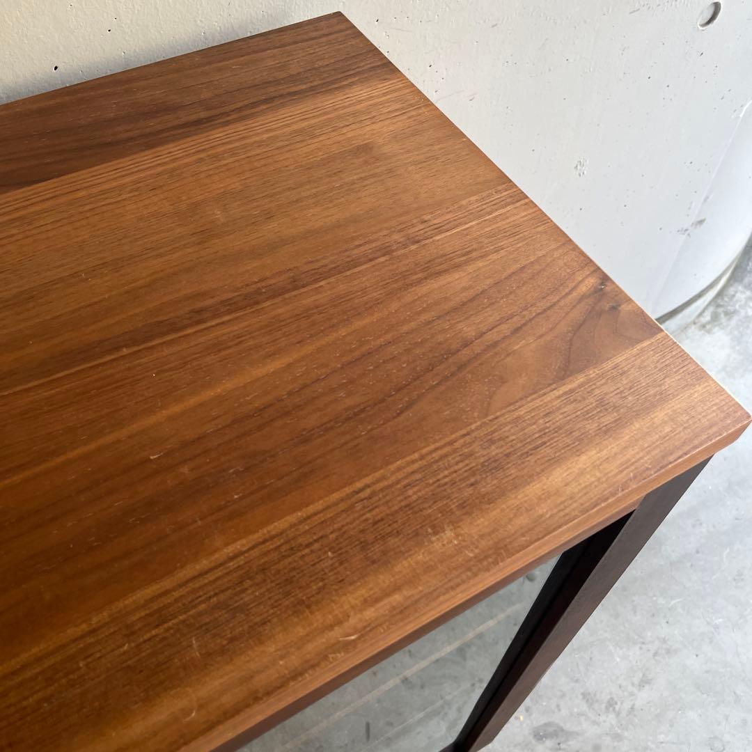 美品・廃盤希少★無印 ウォールナット材キャビネット・ガラス扉