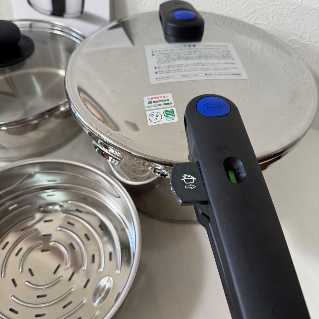 フィスラー　圧力鍋　スキレット　中古