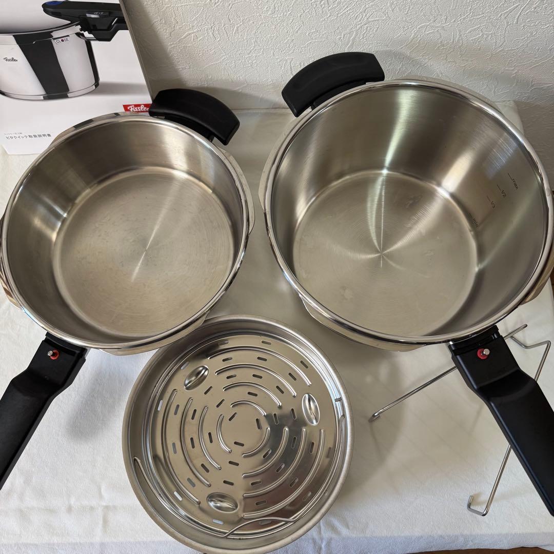 フィスラー　圧力鍋　スキレット　中古