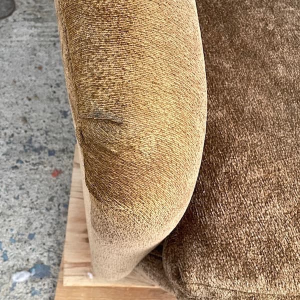 アメリカビンテージ　一人掛けソファ　1Pソファ　ファブリック　回転式