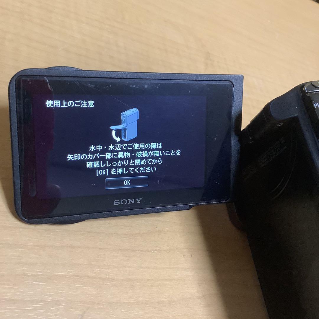 SONY 防水ハンディーカメラ HDR-GW77V ブラック