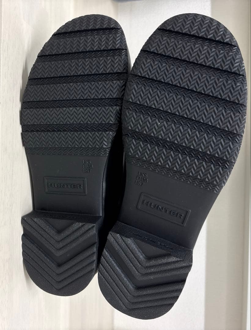 新品✨HUNTERハンター 長靴 　ロング　ブラック24cm UK5　箱付き