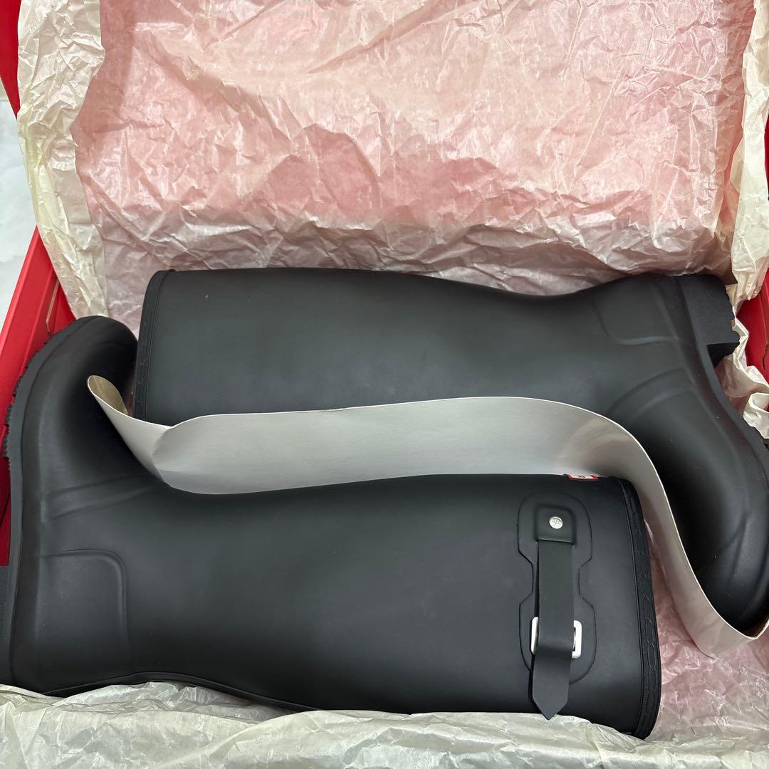新品✨HUNTERハンター 長靴 　ロング　ブラック24cm UK5　箱付き