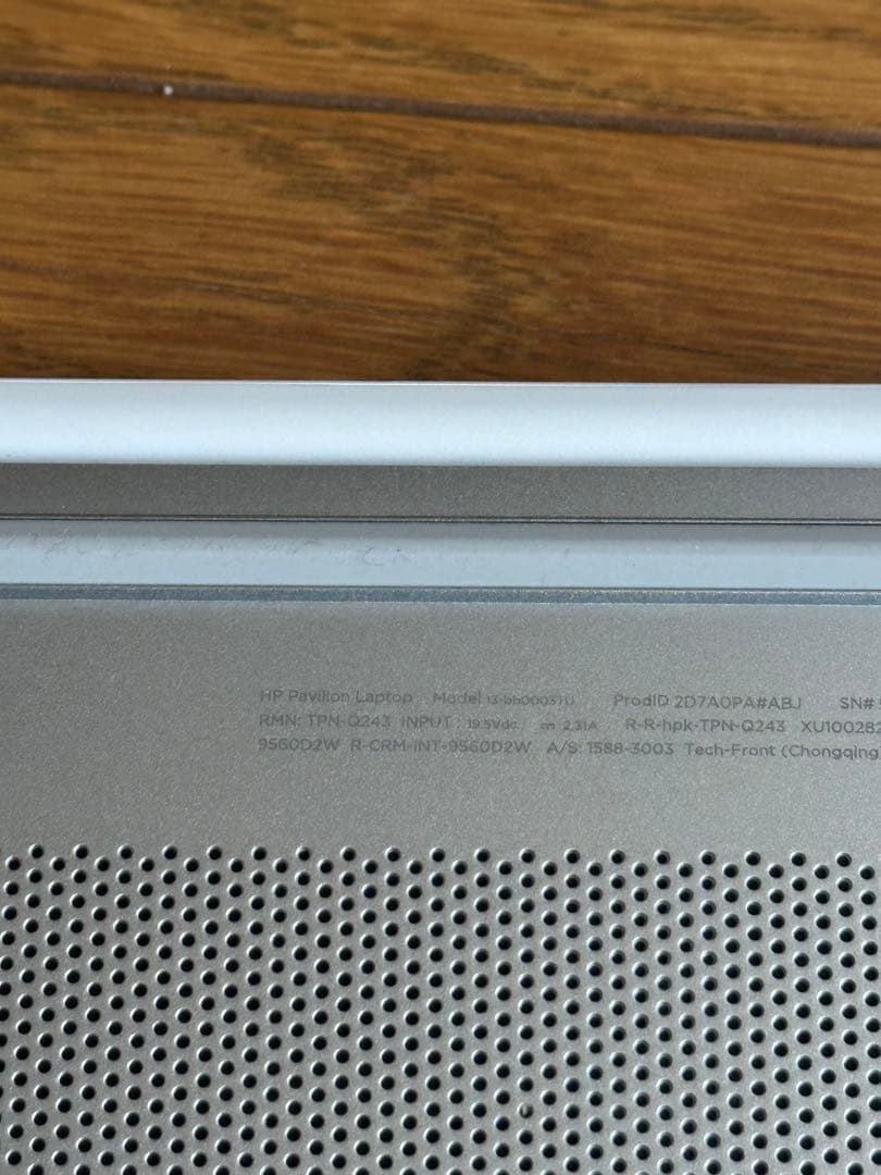 HP Pavilion モデル：13-bb0003TU ジャンク