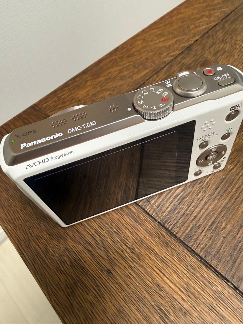 動作確認済 美品 Panasonic LUMIX TZ40 ホワイト コンデジ