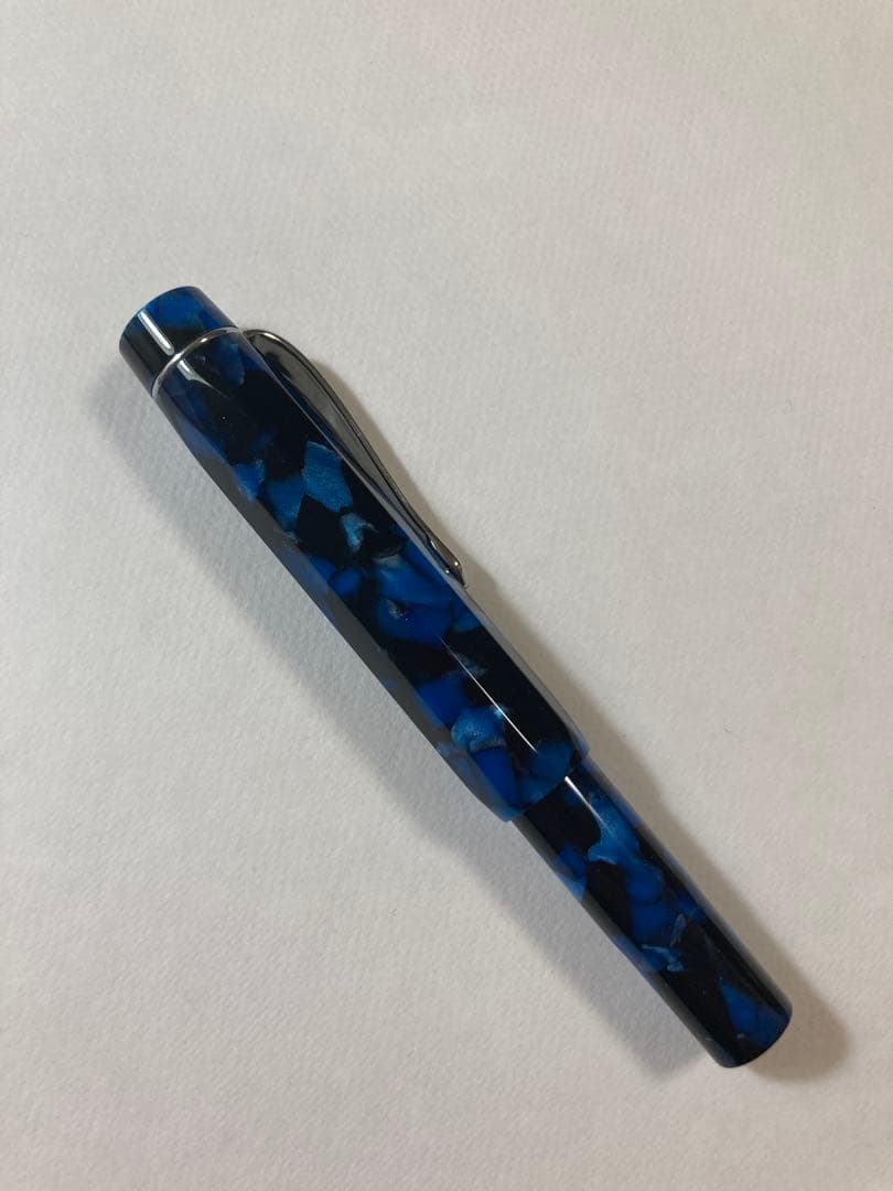 Kaweco 青黒マーブル 万年筆　カヴェコアートスポーツ　mニブ
