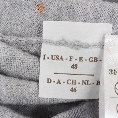 ◇ブルネロクチネリ クルーネックニット 薄手 100％コットン