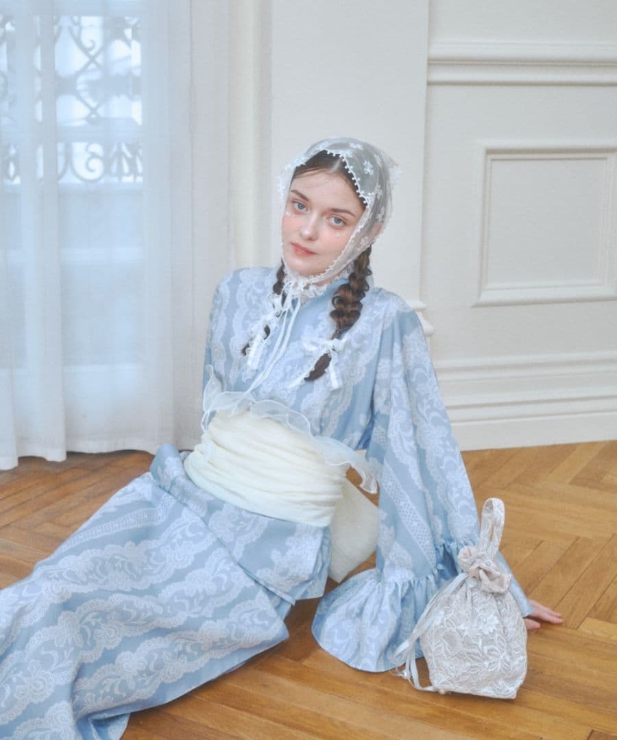 Lovilyn セパレート浴衣(帯セット) ブルー 新品未使用