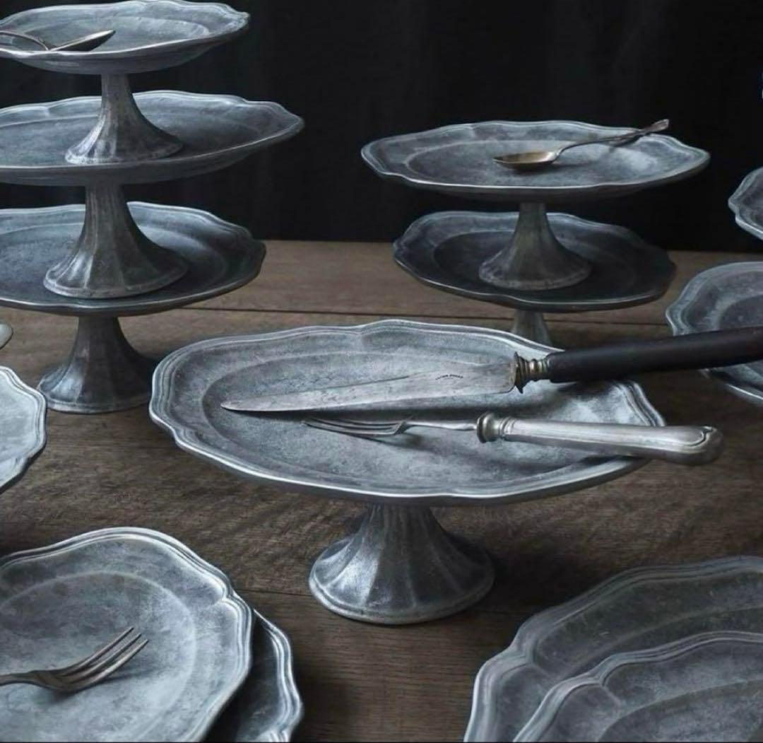 入手困難　co+fe コフェ　オーバル　コンポート　高台　cogu ハグオーワー