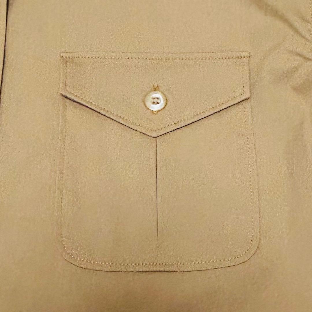 美品 プラダ トライアングルモチーフ オーバーサイズ 長袖 シャツ ウィメンズ