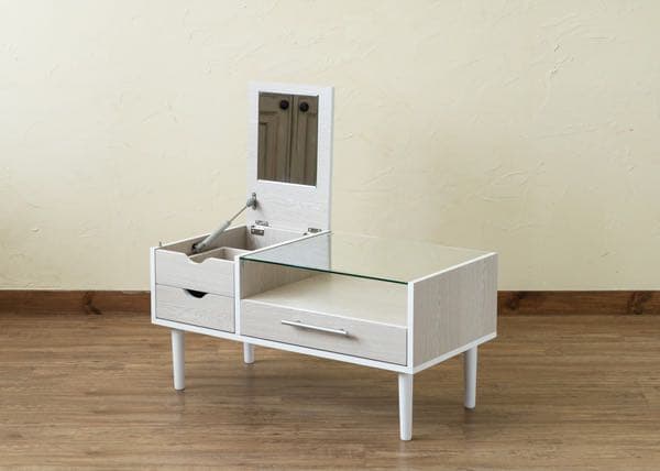 Altona テーブルドレッサー WH ナチュラル　便利