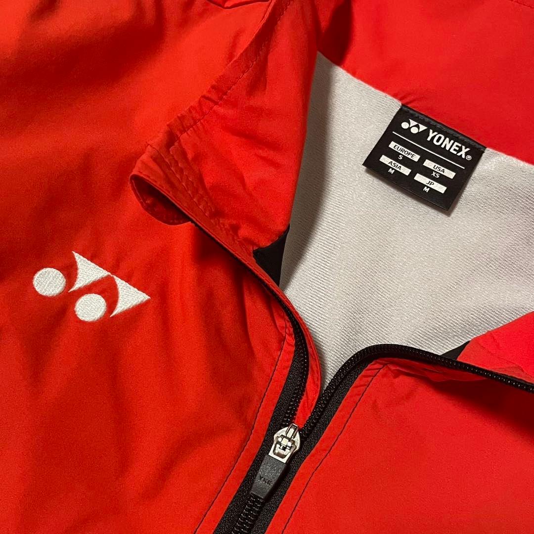 YONEX ウォームアップウェア Mサイズ レッド/ブラック