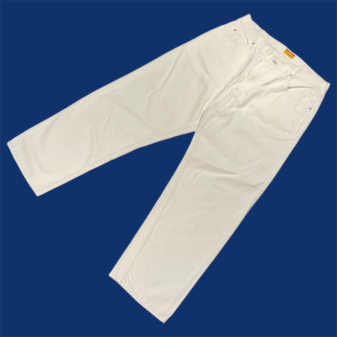 新品 Sundays Best One Wash ワイドデニムパンツ アイボリー