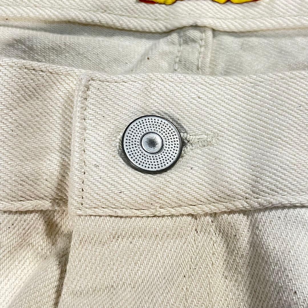 新品 Sundays Best One Wash ワイドデニムパンツ アイボリー