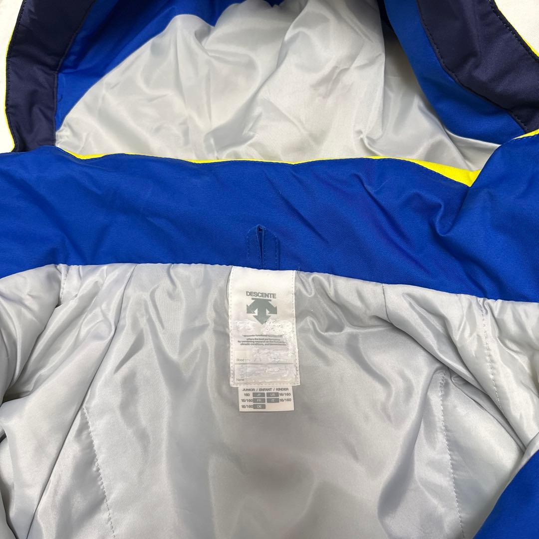 【値下げ】DESCENTE スキーウェア上下イエロー/ネイビー160