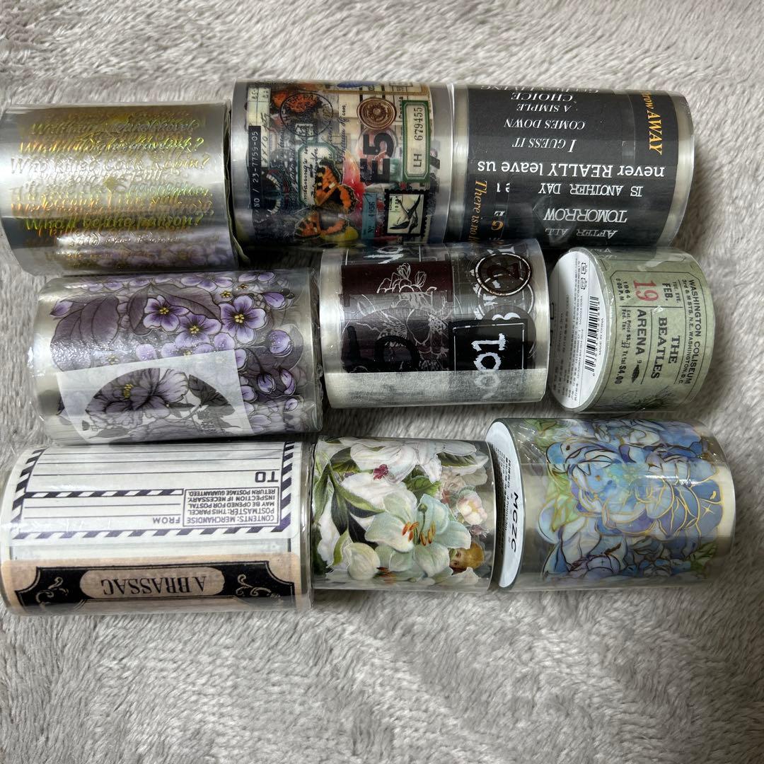 コラージュ素材 海外マステ デザインペーパー まとめ売り ⑩