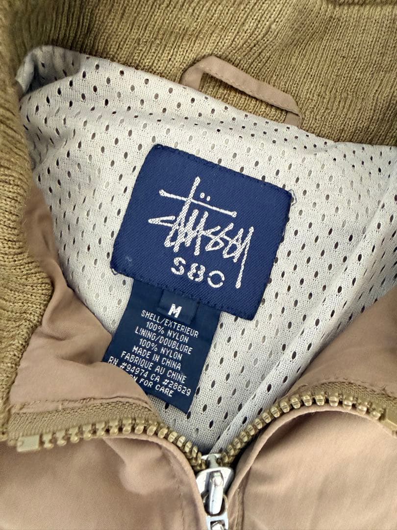 90s 00s old stussy ジャケット ブルゾン カーキ　オリーブ