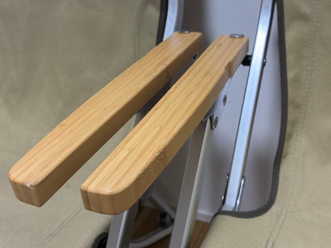 スノーピーク　ローチェア30 カーキ、ローチェアクッションプラス、カップホルダー