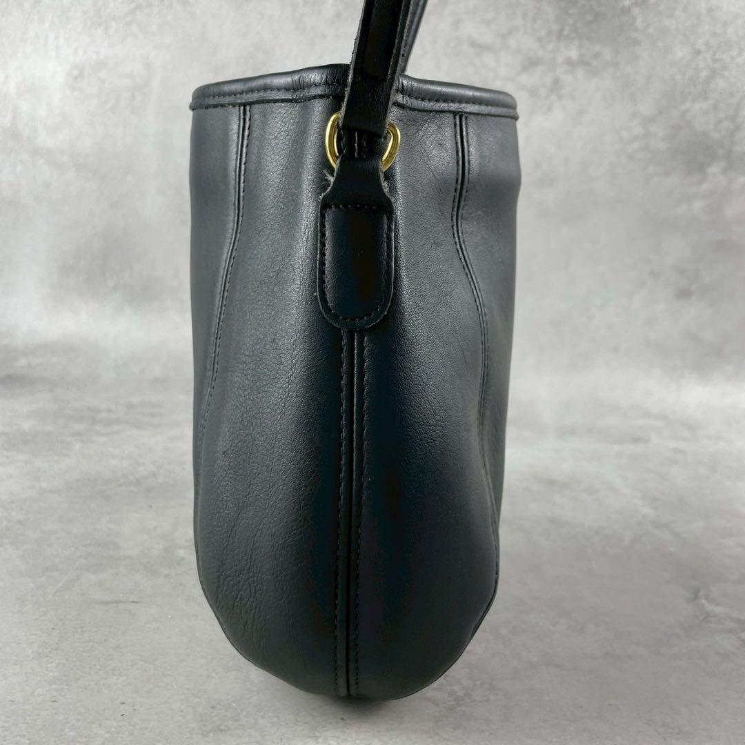 【極美品】COACH オールドコーチ ショルダーバッグ グラブタンレザー 黒