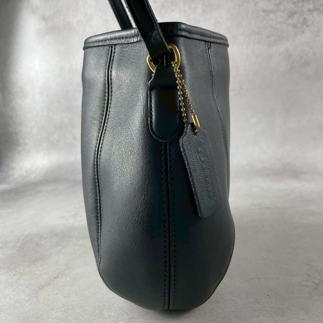 【極美品】COACH オールドコーチ ショルダーバッグ グラブタンレザー 黒