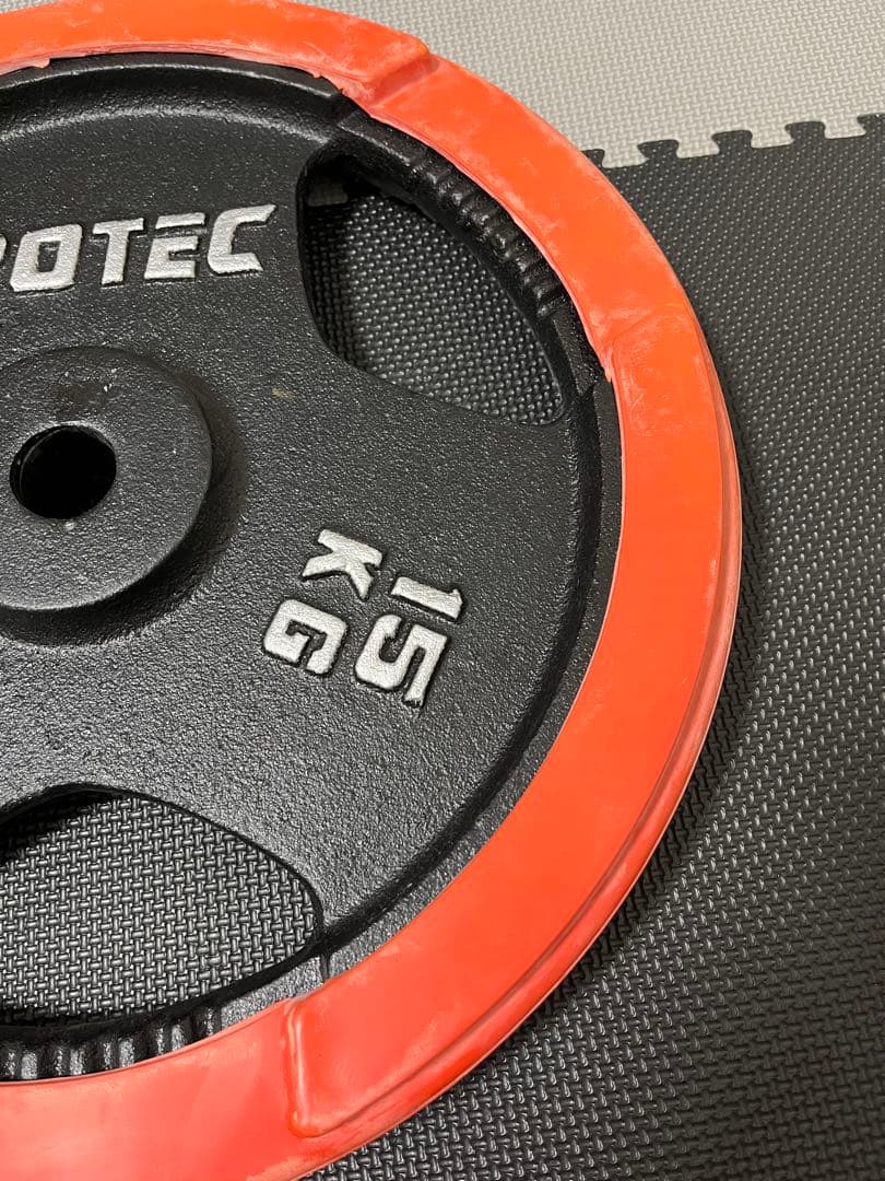 引取限定‼️IROTECバーベルプレート15kg×2❗️10kg×2❗️合計50kg‼️